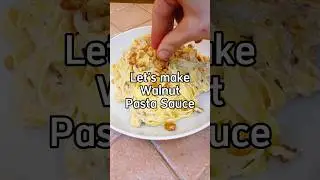 Walnut Pasta Sauce 🍝 #shorts #veganrecipes #vegan #pasta #pastarecipe #walnut #pastasauce