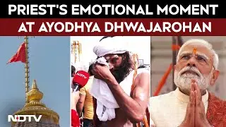 Ayodhya Ram Mandir Flag Hosting: Devotees, Priests Emotional After Flag Hoisted At Ram Temple