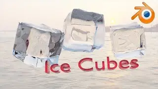 Modeling Ice Cubes and Material in Blender