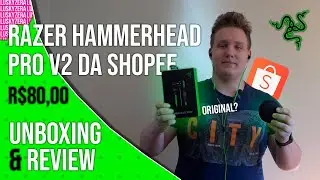 &Eacute; ORIGINAL? Razer HammerHead PRO V2 Da SHOPEE - PT/BR