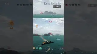 Hector punished him for that one in World of Warships Legends #wowslegends #bestreplays