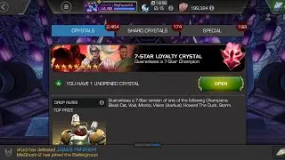 Loyalty 7 Star Crystal Opening and a Basic 7 Star | MCOC