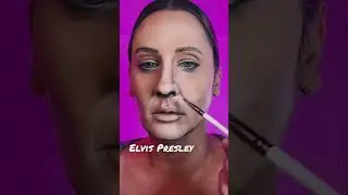 Turning myself into Elvis Presley 🎶🎥⭐️🎞 #elvispresley  All makeup and body paint