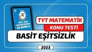 TYT Matematik 2023 | Basit Eşitsizlik Konu Testi | 4. Hafta | #smlhoca #matematik