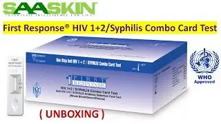 Тест-карта First Response&reg; HIV 1+2 / Syphilis Combo | РАСПАКОВКА | Одобрено ВОЗ