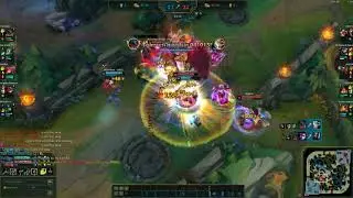 Aatrox teamfight in patch 9.9