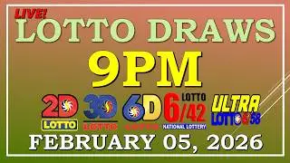 LOTTO RESULT  9PM DRAW , FEBRUARY 05, 2026@LottoResultTV15K
