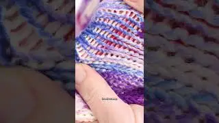 Dyeing each side of a sock blank a different color; Alternating speckles once unraveled!