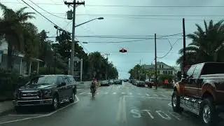 65 Driving Downtown   Key West 4K   Florida USA