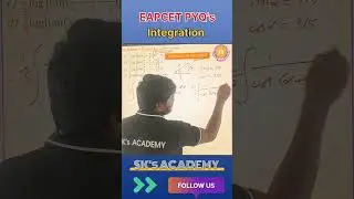 Integration PYQ Trick for EAPCET 2026 | Solve in Seconds! 🔥#eapcet #eamcet #eapcet2025 #sksacademy