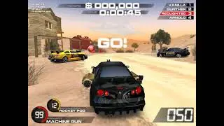 Burnin Rubber 3 (Shockwave) All Cars Demostration Gameplay (Weapons Incluyed) #1