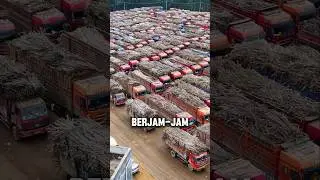 Ketika Truk Terjebak dalam Antrian Panjang #shorts