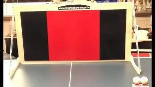 MULTIBLE EXERCISES on the TOPSPIN TRAINER for your new table tennis technique.