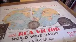 RCA VICTOR RADIO Poster Restoration