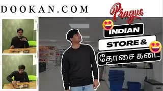 Indian Supermarket and Dosai Kadai in Prague #prague #tamilvlog