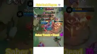 Epic Rank Players Panic vs Saber 😈 | MLBB