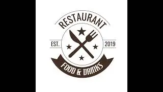 Custom restaurant logo animation || After effects