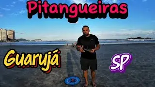 Conhecendo pitangueiras em Guarujá SP🥥🏖️☀️⛱️