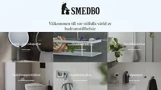 Snygg toalettborste Smedbo - Klassiskt snygg toalettborste Smedbo