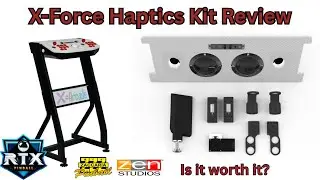 X-Force haptics kit review for the X-Arcade2TV-XR, for use with a Meta Quest 3 VR headsets Pinball