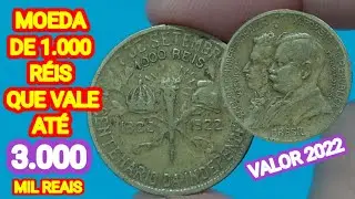 MOEDA DE 1000 R&Eacute;IS - QUE VALE AT&Eacute; 3.000 MIL REAIS - VOC&Ecirc; TEM UMA ? VALOR 2022