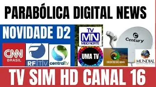 📡PARABÓLICA NEWS! NOVIDADES NO STARONE D2 2026;TV SIM CANAL 16 TV MAIS BRASIL HD +TVRO