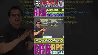 GREAT INSTITUTE RRB-ALP, TECHNICIAN, ASM, JE, GROUP-D Coaching, RRB Coaching #railwayjobs2024
