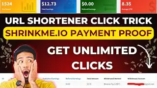 💸Shrinkme Trick| URL Shortener Earn Money| Shrinkme.io Payment Proof| Link Shortener Unlimited Trick
