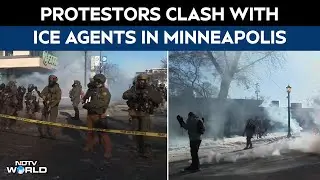 US News | Protests Erupt Against Federal ICE Agents In Minneapolis After 37-Yr-Old Man Shot Dead