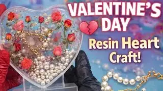 I PUT A BROKEN NECKLACE IN RESIN AND IT TURNED OUT BEAUTIFUL #RESINTUTORIAL #RESINART 