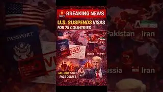 BREAKING NEWS U.S. Suspends Visas for 75 Countries &mdash; Who&rsquo;s Affected?