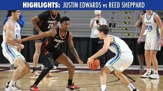Reed Sheppard vs Justin Edwards Highlights | Kentucky basketball commits go head-to-head