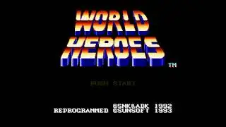 World Heroes (Japan) (Super Famicom) - (Opening & Demo Loop)