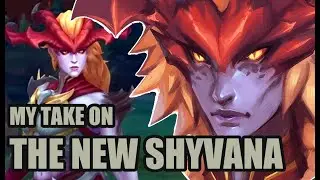 My Artist Take on the new Shyvana Design | Speedpaint