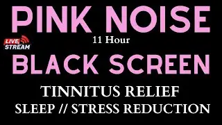 Pure Pink Noise Black Screen &ndash; Soft Healing Frequencies for Better Sleep, Focus & Stress-Free Nights