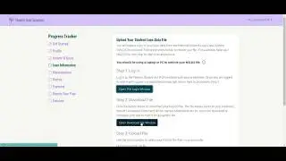 How to Upload your Federal Student Loan File