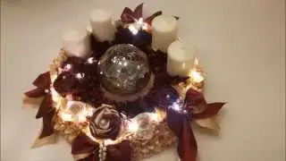 Adventskranz Kranz mit und ohne Beleuchtung