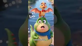 Dino maen sama ikan nemo#cartoon #dinosauruskecil #dinosaur #hewandinosaurus #shortvideo #animation