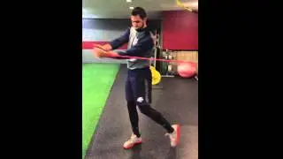 Light Band Hip Rotation Drill