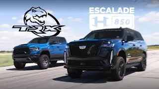 ЛУЧШИЙ ЗВЕРЬ | Escalade-V мощностью 850 л.с. против пикапа Ram TRX | Модернизация Cadillac H850 о...