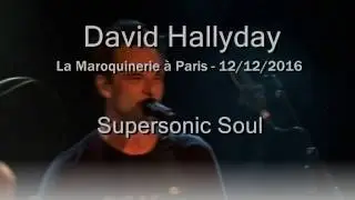 David Hallyday - Supersonic Soul - La Maroquinerie 12/12/16