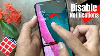 How to Disable Notifications on Lock Screen in Samsung Galaxy A70