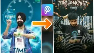 TIME MACHINE | FUTURISTIC EDITING ONLY PICSART EDITING TUTORIAL