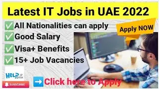 Latest IT Jobs in Dubai 2022 || Uae Jobs || IT Jobs|| Computer jobs in Dubai || Dxb Helpdesk || Jobs