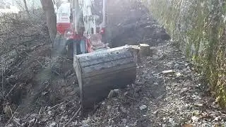 Раскройте весь потенциал корчевания пней с 6-тонным экскаватором TAKEUCHI TB 260!
