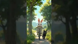 a small cat and rabbit story 🐰#cat #rabbit #viralshort #viralvideo