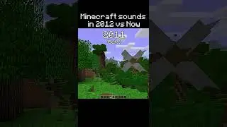 Minecraft Sounds in 2012 vs Now #bhajanshaamsavere #minecraftshorts