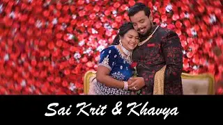 Sai Krit & Khavya Reception Candid Video Teaser HD | BLISS STUDIOS