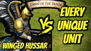 WINGED HUSSAR vs EVERY UNIQUE UNIT | AoE II: Definitive Edition