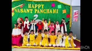 Vasant Panchmi Celebration: Kids Sing a Joyful Song | Rampur Garden School